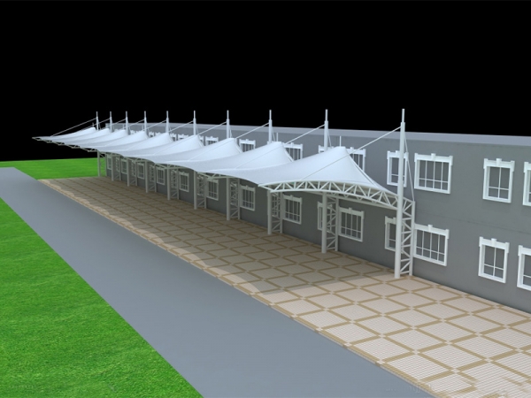 走廊通道膜結構